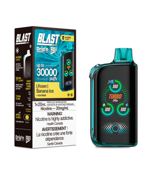 DRIPN' FASTA BLAST 30K ON BANANA ICE