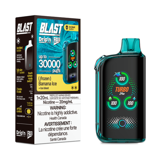 DRIPN' FASTA BLAST 30K ON BANANA ICE