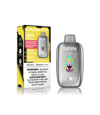 SPIN SPIN ULTRA 40K ON PEACH MANGO WATERMELON