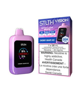 STLTH STLTH VISION 20K ON CHERRY GRAPE ICE