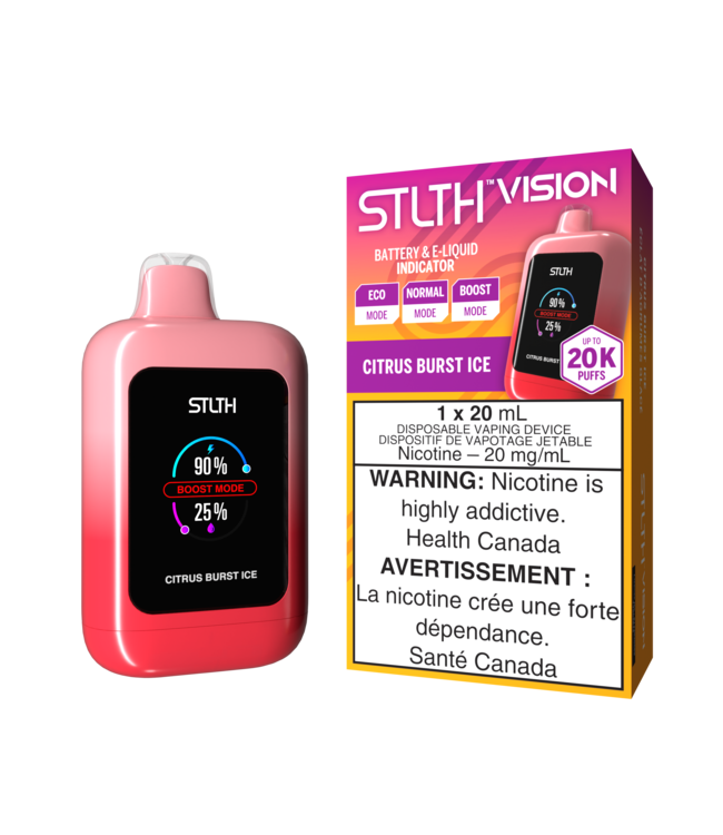 STLTH VISION 20K ON CITRUS BURST ICE