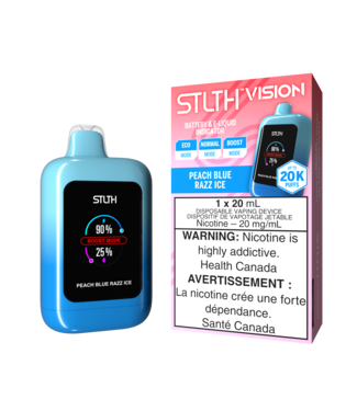 STLTH STLTH VISION 20K ON PEACH BLUE RAZZ ICE