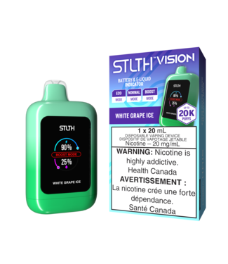 STLTH STLTH VISION 20K ON WHITE GRAPE ICE