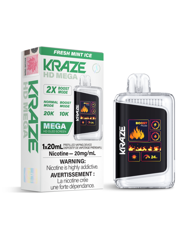 KRAZE HD MEGA 20K ON FRESH MINT ICE
