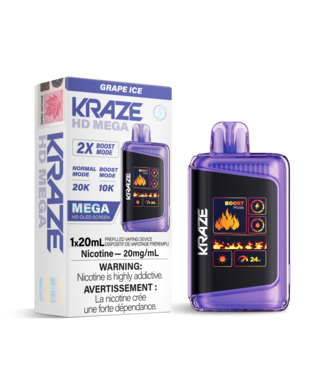 KRAZE HD MEGA 20K ON GRAPE ICE