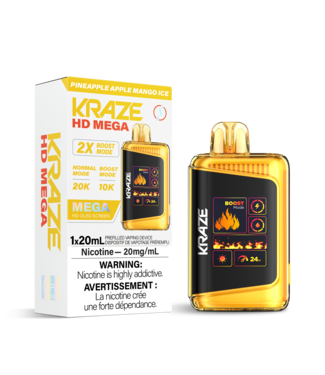 KRAZE HD MEGA 20K ON PINEAPPLE APPLE MANGO ICE