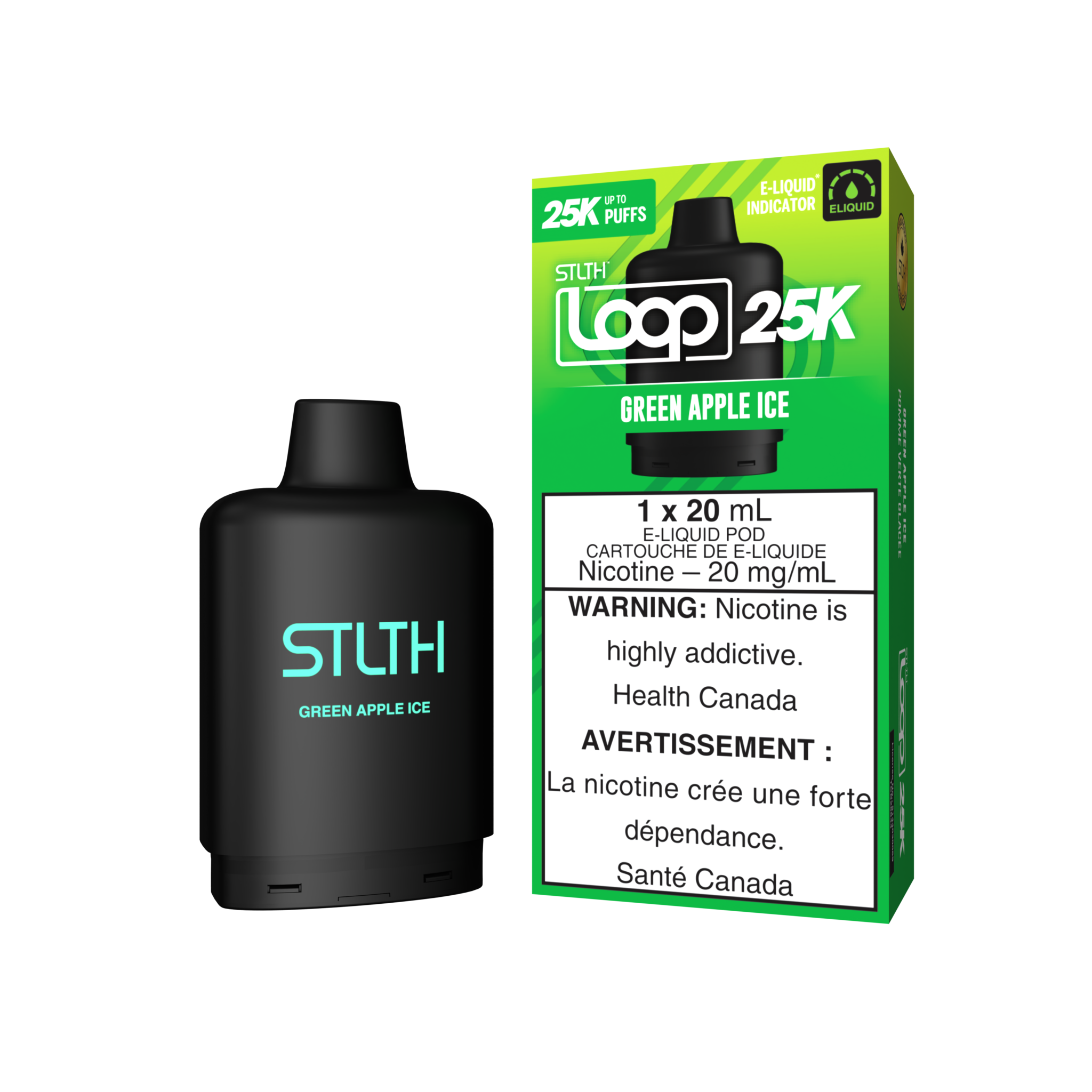 STLTH LOOP 2 25K ON GREEN APPLE ICE