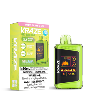 KRAZE HD MEGA 20K ON SOUR SLAM G ICE