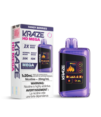 KRAZE HD MEGA 20K ON TANGY BERRIES