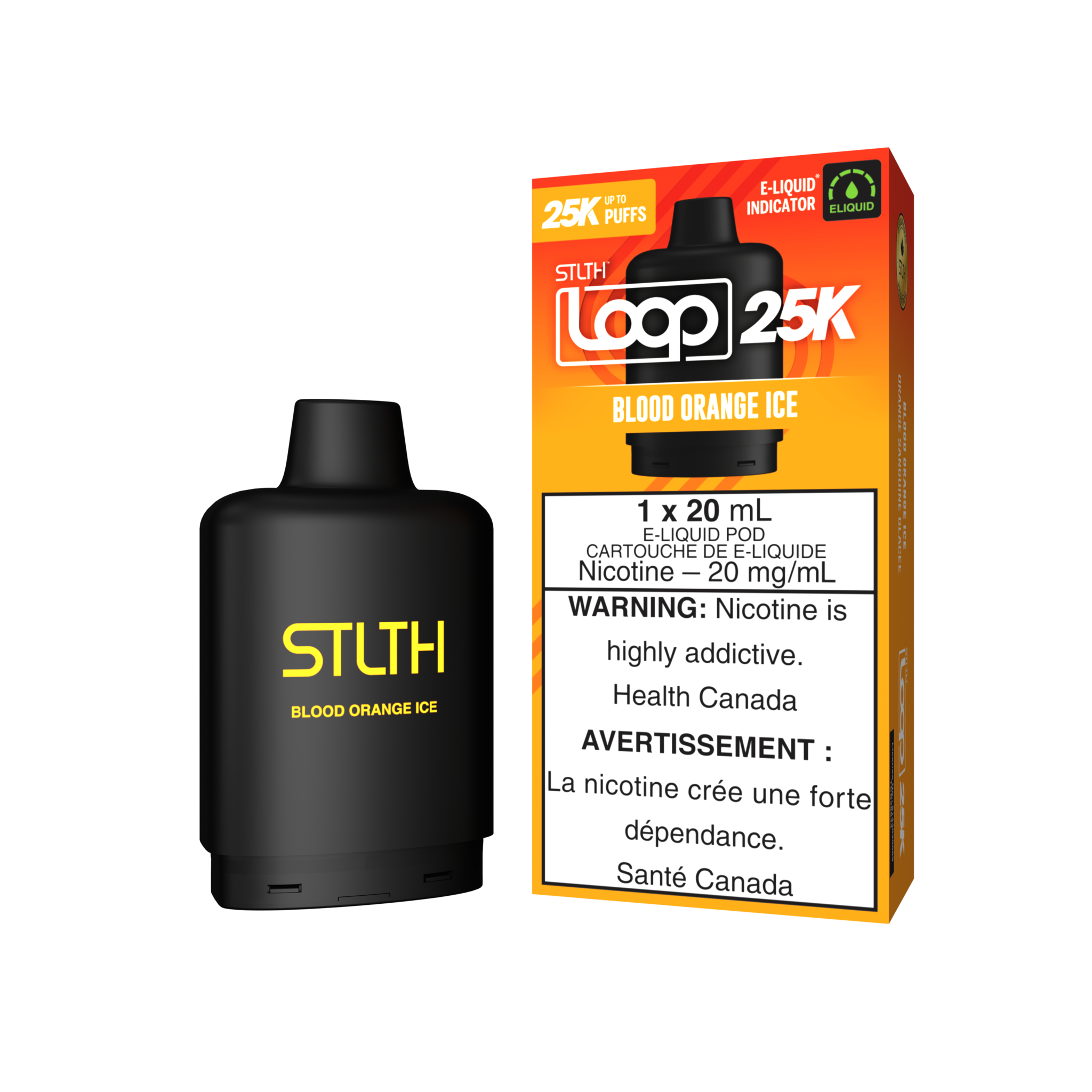 STLTH LOOP 2 25K ON BLOOD ORANGE ICE