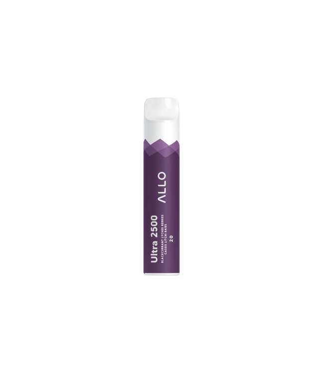 ALLO 2500 20MG ON BLACKCURRANT LYCHEE BERRIES