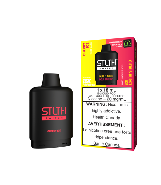 STLTH SWITCH PODS  CHERRY ICE & CITRUS  BURST ICE
