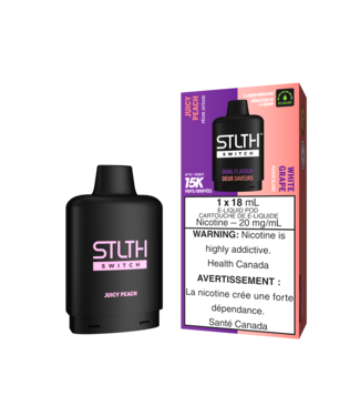 STLTH STLTH SWITCH PODS  JUICY PEACH & WHITE GRAPE