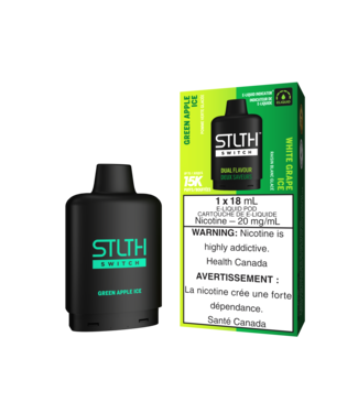 STLTH STLTH SWITCH PODS  GREEN APPLE ICE & WHITE GRAPE ICE