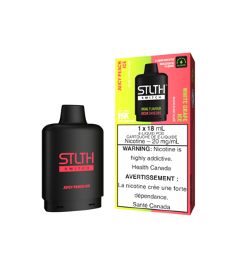 STLTH STLTH SWITCH PODS  JUICY PEACH ICE & WHITE GRAPE ICE
