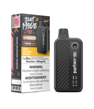 FLAVOUR BEAST FLAVOUR BEAST BEAST MODE MAX 18K ON MAD MANGO PEACH