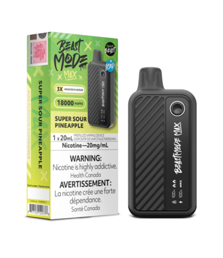 FLAVOUR BEAST FLAVOUR BEAST BEAST MODE MAX 18K ON SUPER SOUR PINEAPPLE