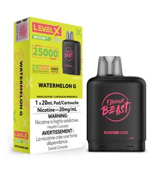 FLAVOUR BEAST LEVEL X LEVEL X FLAVOUR BEAST POD 25K ON WATERMELON G