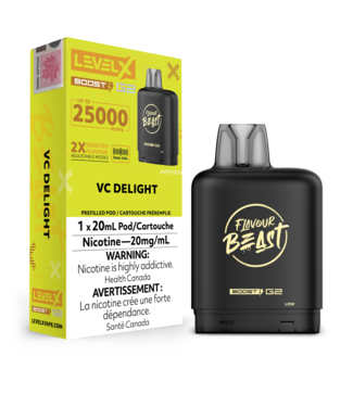 FLAVOUR BEAST LEVEL X LEVEL X FLAVOUR BEAST POD 25K ON VC DELIGHT