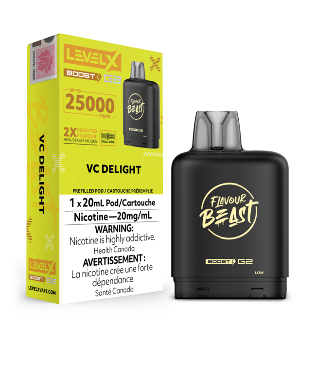LEVEL X FLAVOUR BEAST POD 25K ON VC DELIGHT