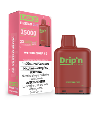 FLAVOUR BEAST LEVEL X DRIP'N LEVEL X  POD 25K ON  WATERMELON CG