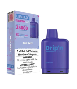 FLAVOUR BEAST LEVEL X DRIP'N LEVEL X  POD 25K ON  BLUE RAZZ