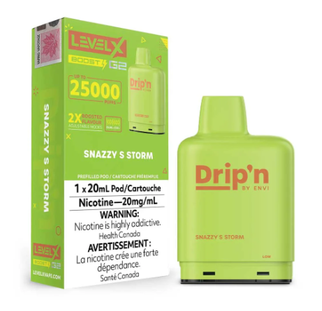 DRIP'N LEVEL X POD 25K ON SNAZZY S STORM