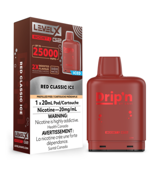 FLAVOUR BEAST LEVEL X DRIP'N LEVEL X  POD 25K ON  RED CLASSIC