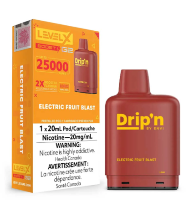 DRIP'N LEVEL X  POD 25K ON  ELECTRIC FRUIT BLAST