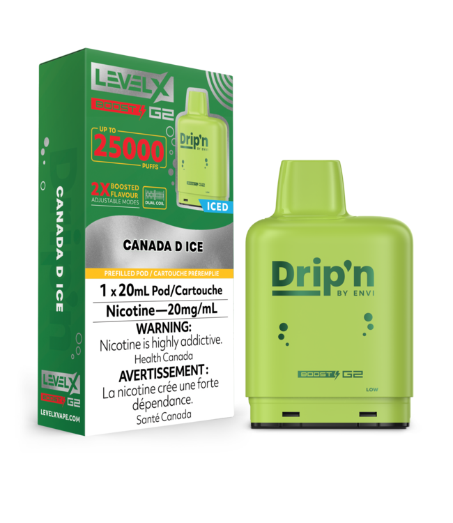 DRIP'N LEVEL X  POD 25K ON  CANADA D