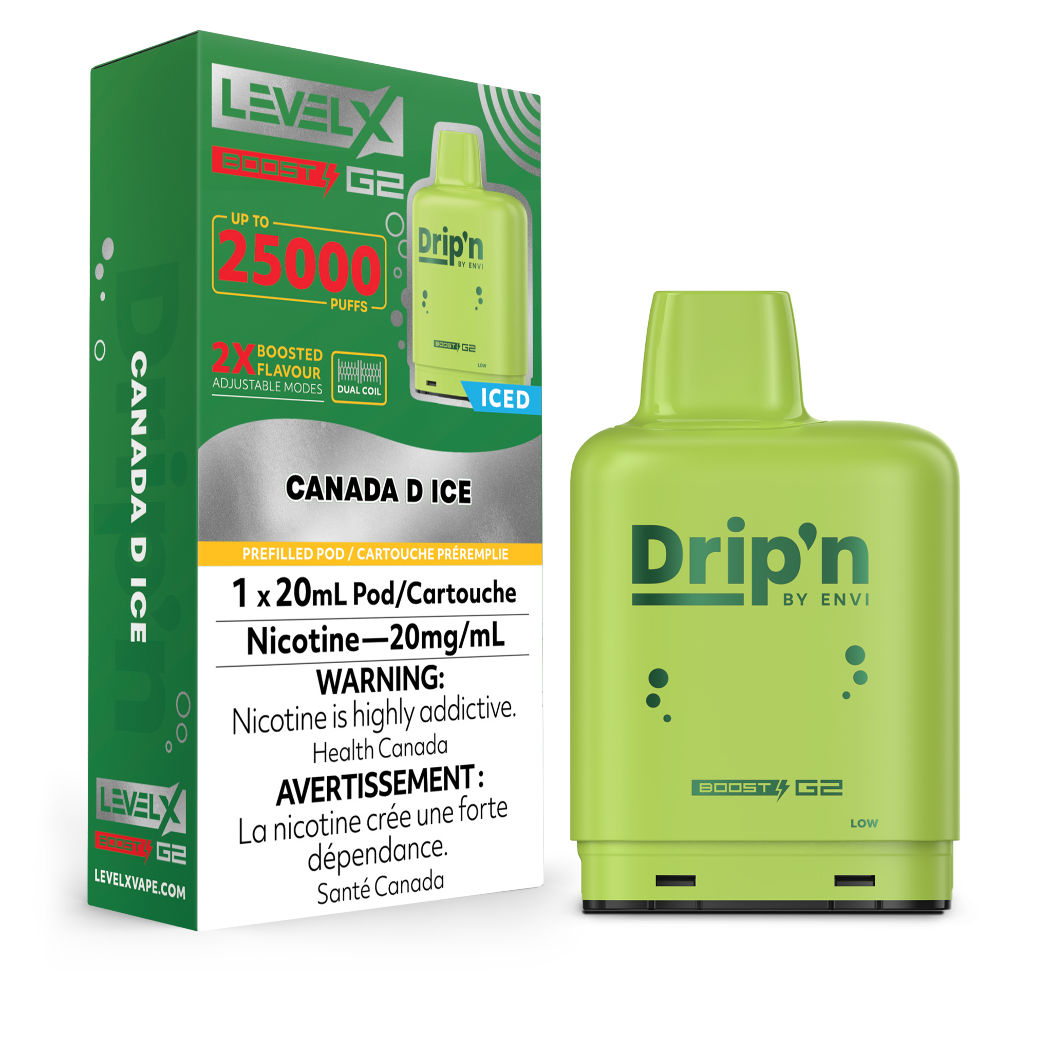 DRIP'N LEVEL X POD 25K ON CANADA D