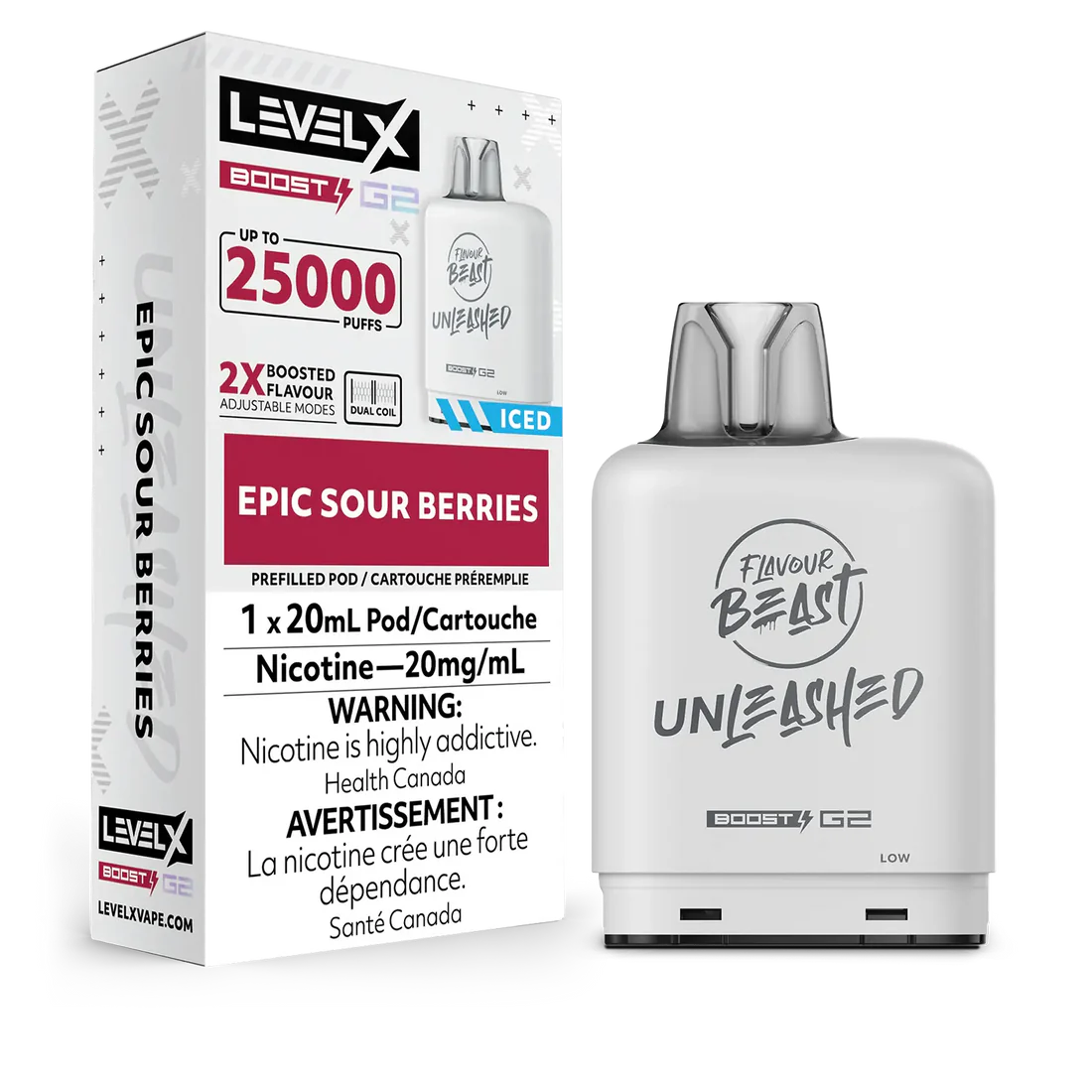 FLAVOUR BEAST UNLEASHED LEVEL X 25K ON EPIC SOUR BERRIES