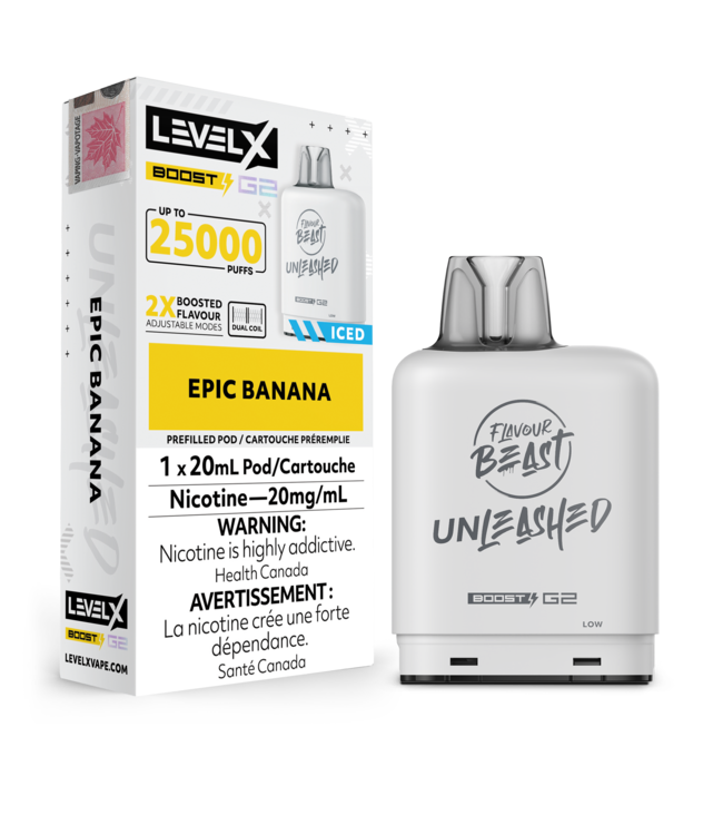 FLAVOUR BEAST UNLEASHED LEVEL X 25K ON EPIC BANANA