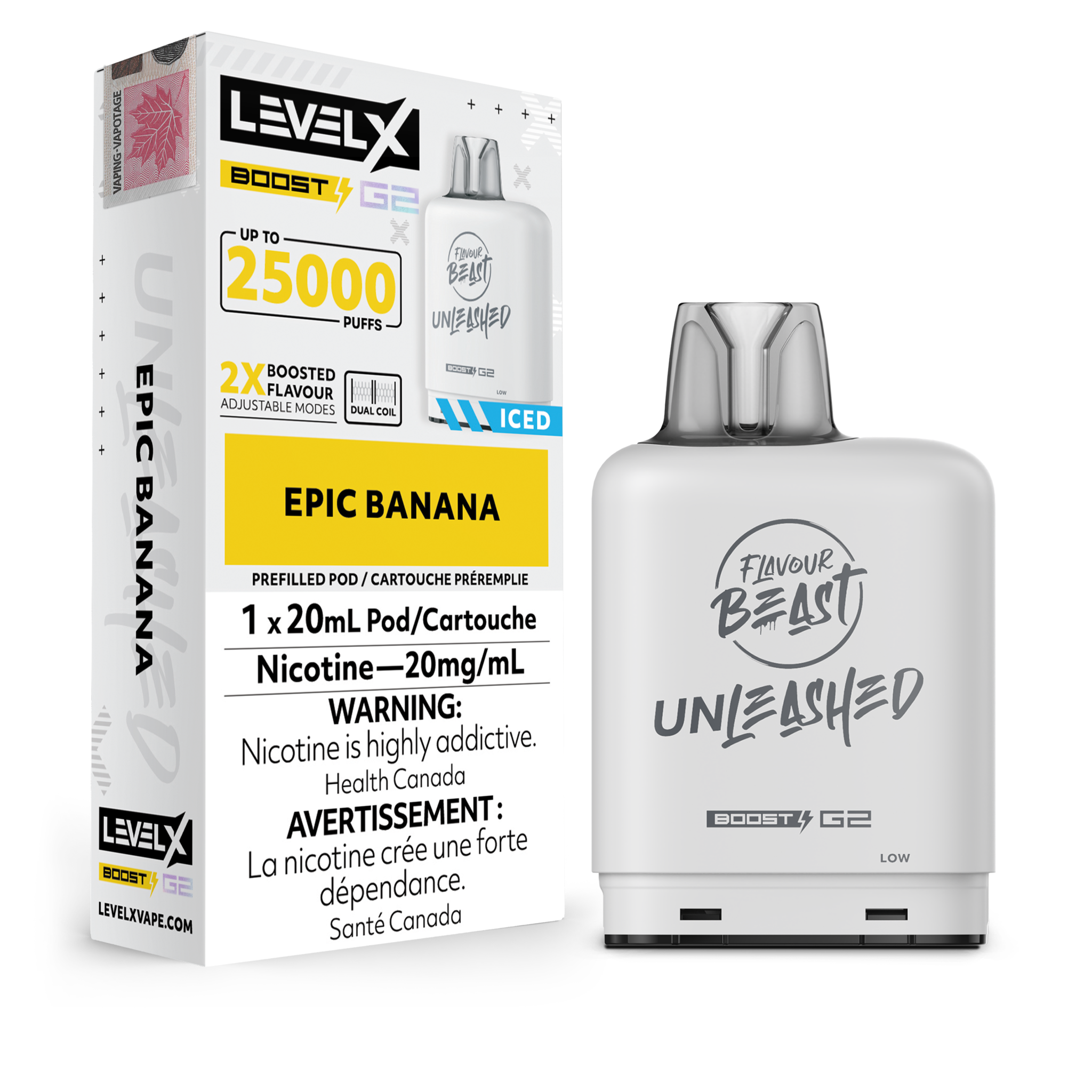 FLAVOUR BEAST UNLEASHED LEVEL X 25K ON EPIC BANANA