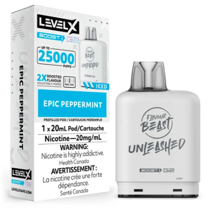 FLAVOUR BEAST UNLEASHED LEVEL X 25K ON EPIC PEPPERMINT