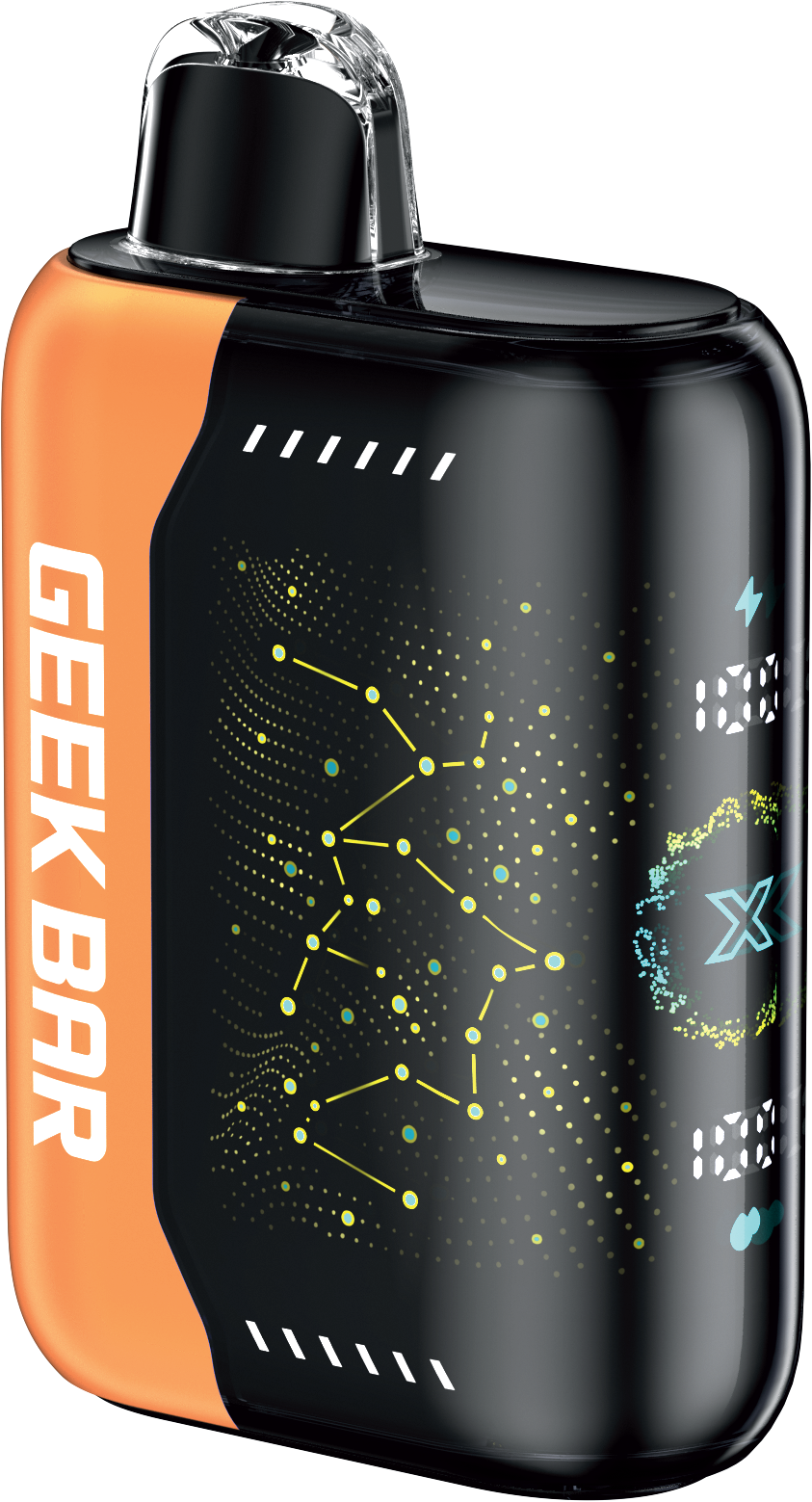 GEEK BAR PULSE X 25K ON STRAWNANA ORANGE ICE