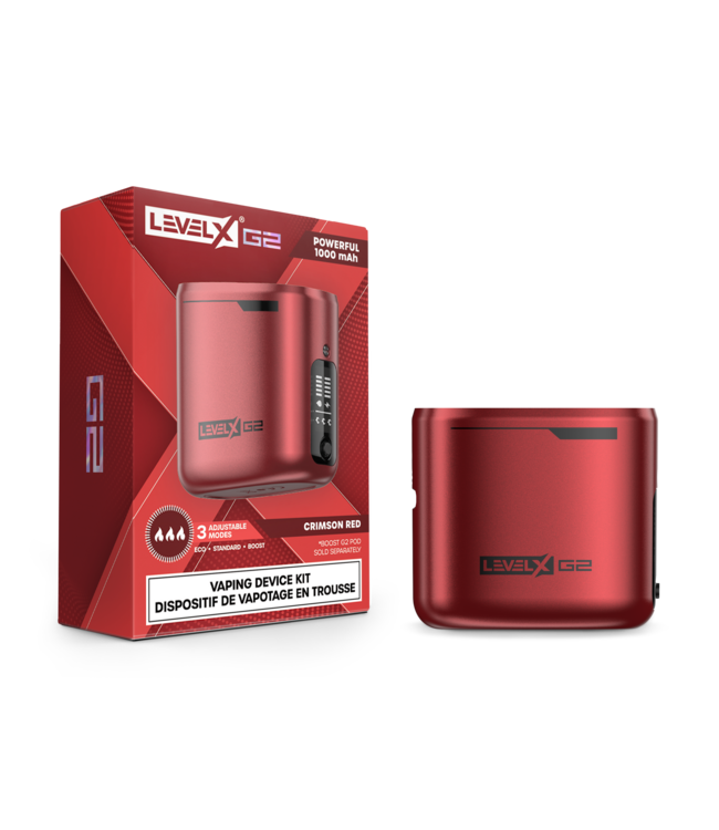 LEVEL X BOOST G2 BASE 1000 DEVICE KIT - CRIMSON RED