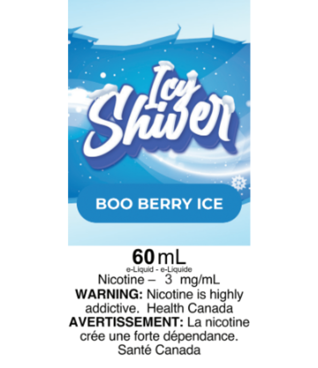 ICY SHIVER E-JUICE  FREEBASE 60ML