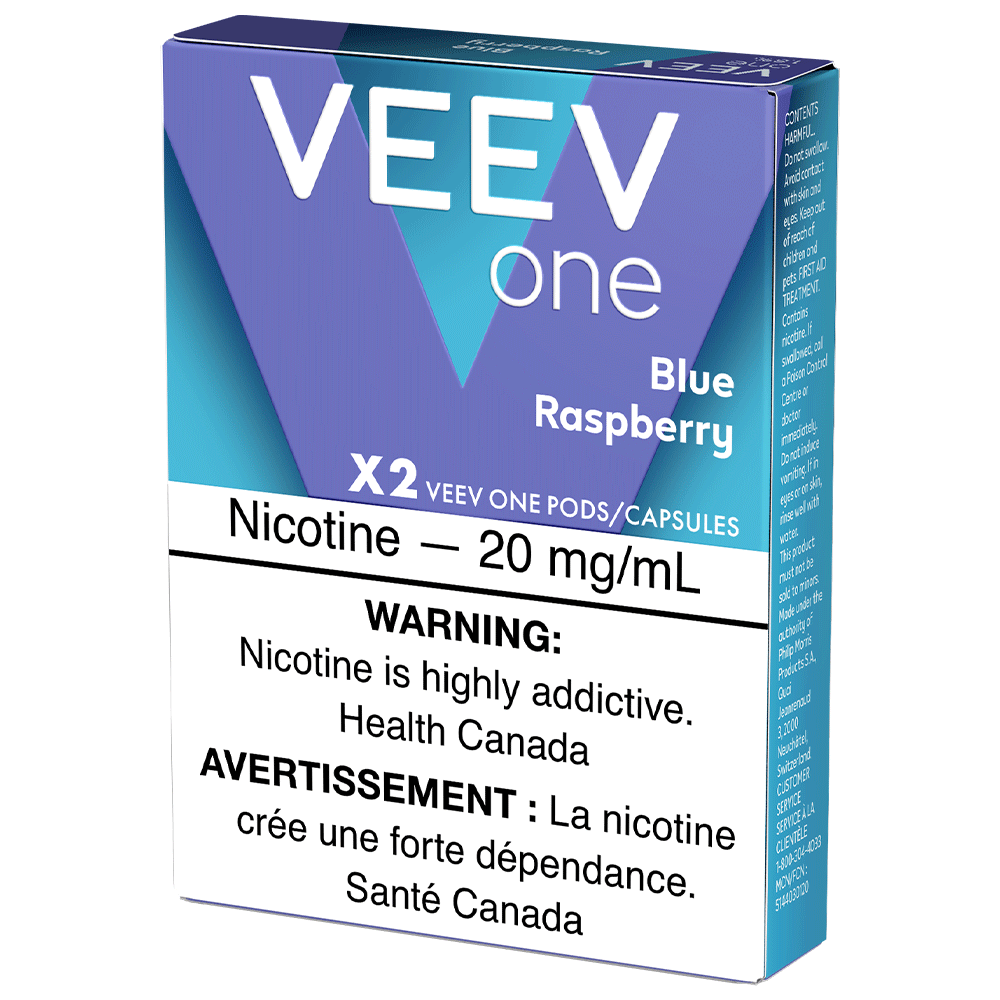 VEEV ONE PODS 20MG BLUE RASPBERRY - Lucky Vape