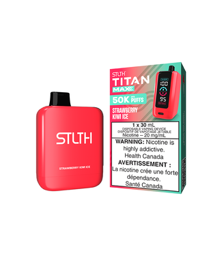STLTH STLTH TITAN MAX 50K ON  STRAWBERRY KIWI ICE
