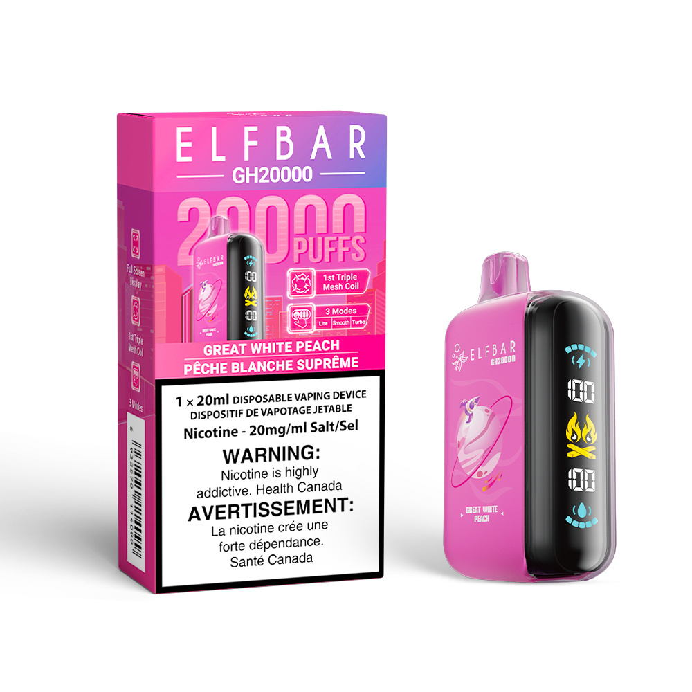 ELFBAR GH20000 GREAT WHITE PEACH
