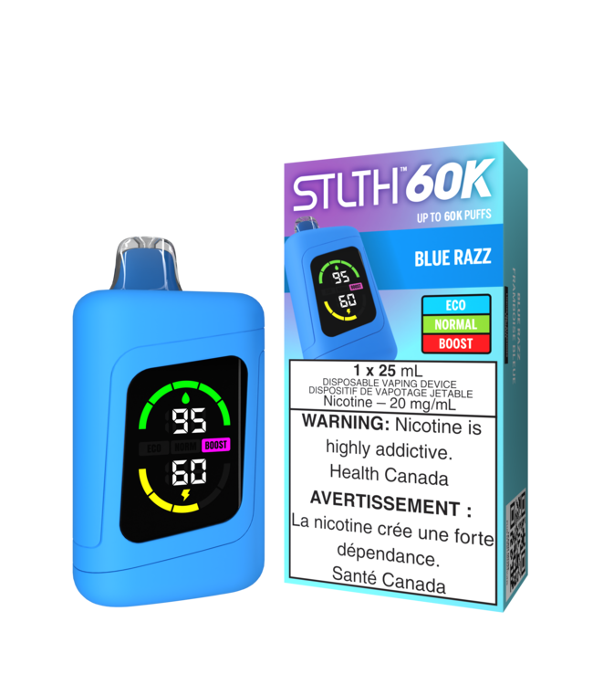 STLTH 60K ON BLUE RAZZ