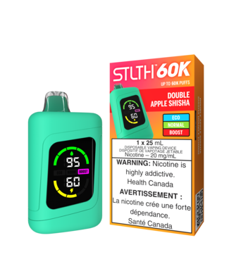 STLTH STLTH 60K ON DOUBLE APPLE SHISHA