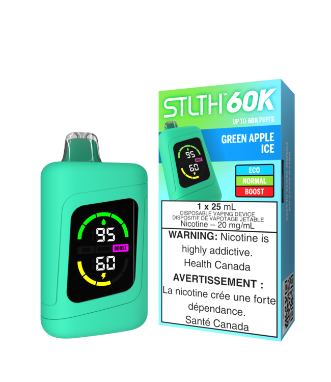 STLTH 60K ON GREEN APPLE ICE