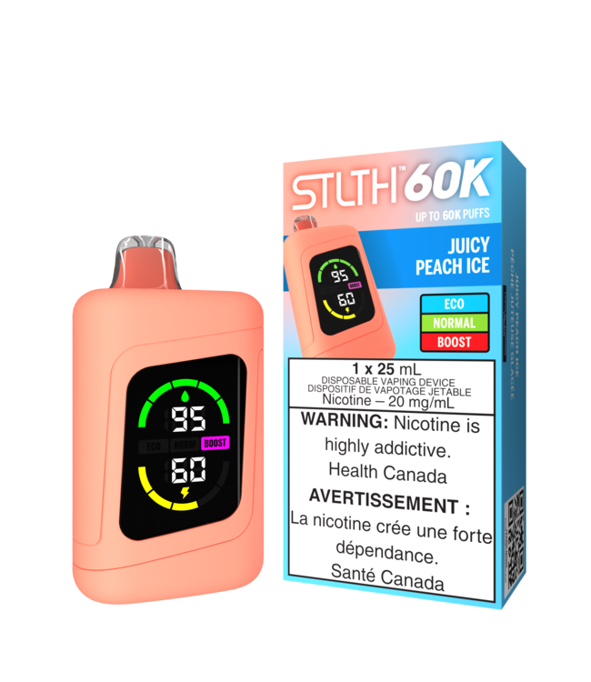 STLTH 60K ON JUICY PEACH ICE