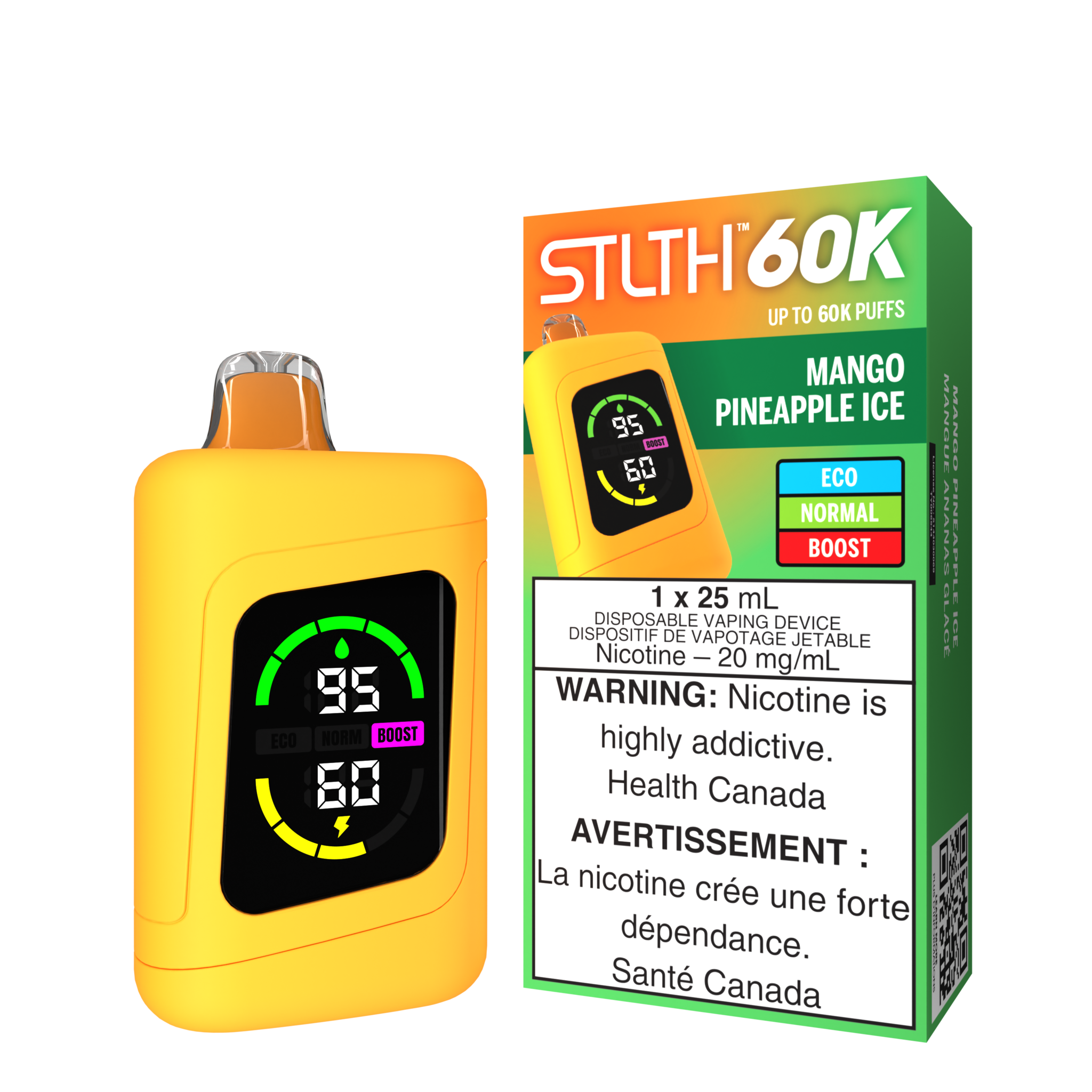 STLTH 60K MANGO PINEAPPLE ICE