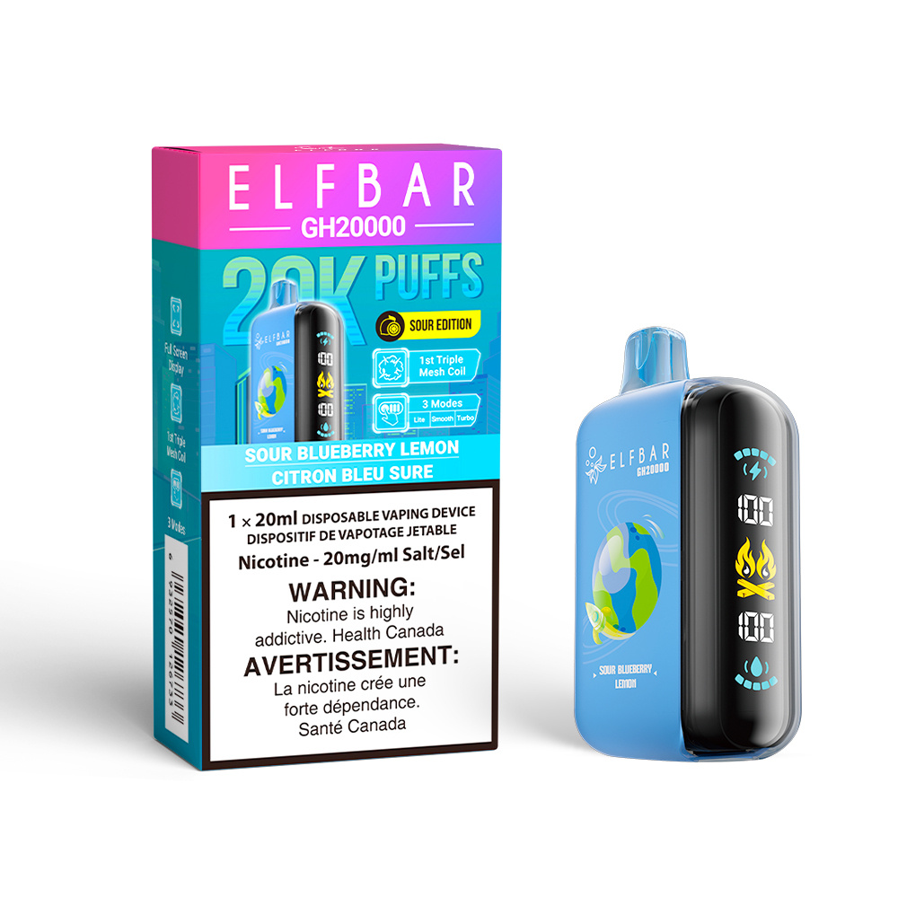 ELFBAR GH20000 SOUR BLUEBERRY LEMON