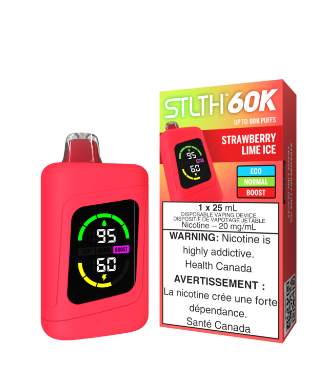 STLTH 60K ON STRAWBERRY LIME ICE