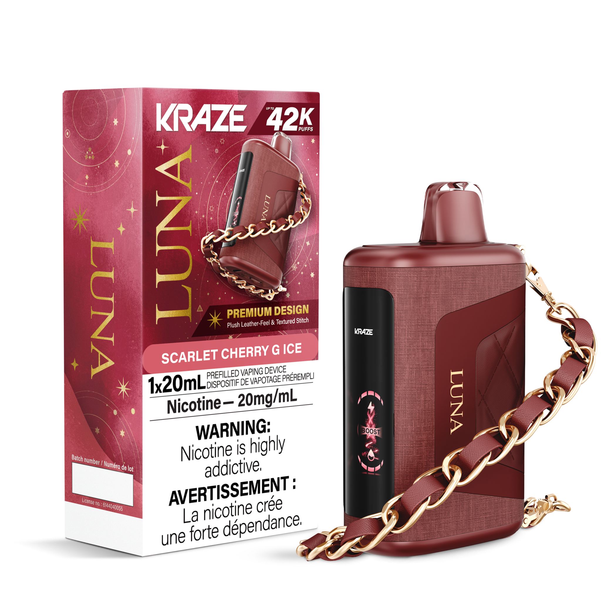 Kraze Luna - Scarlet Cherry G Ice 20mg