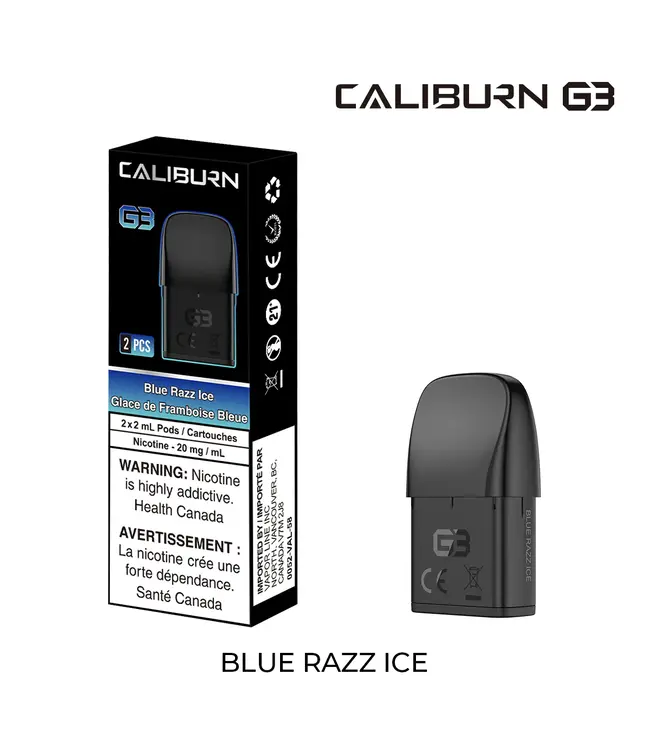UWELL CALIBURN G3 PREFILLED POD-BLUE RAZZ ICE
